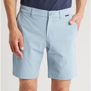 Travis Mathew Waylay Shorts Golf Size 36 Heather Ash Blue
